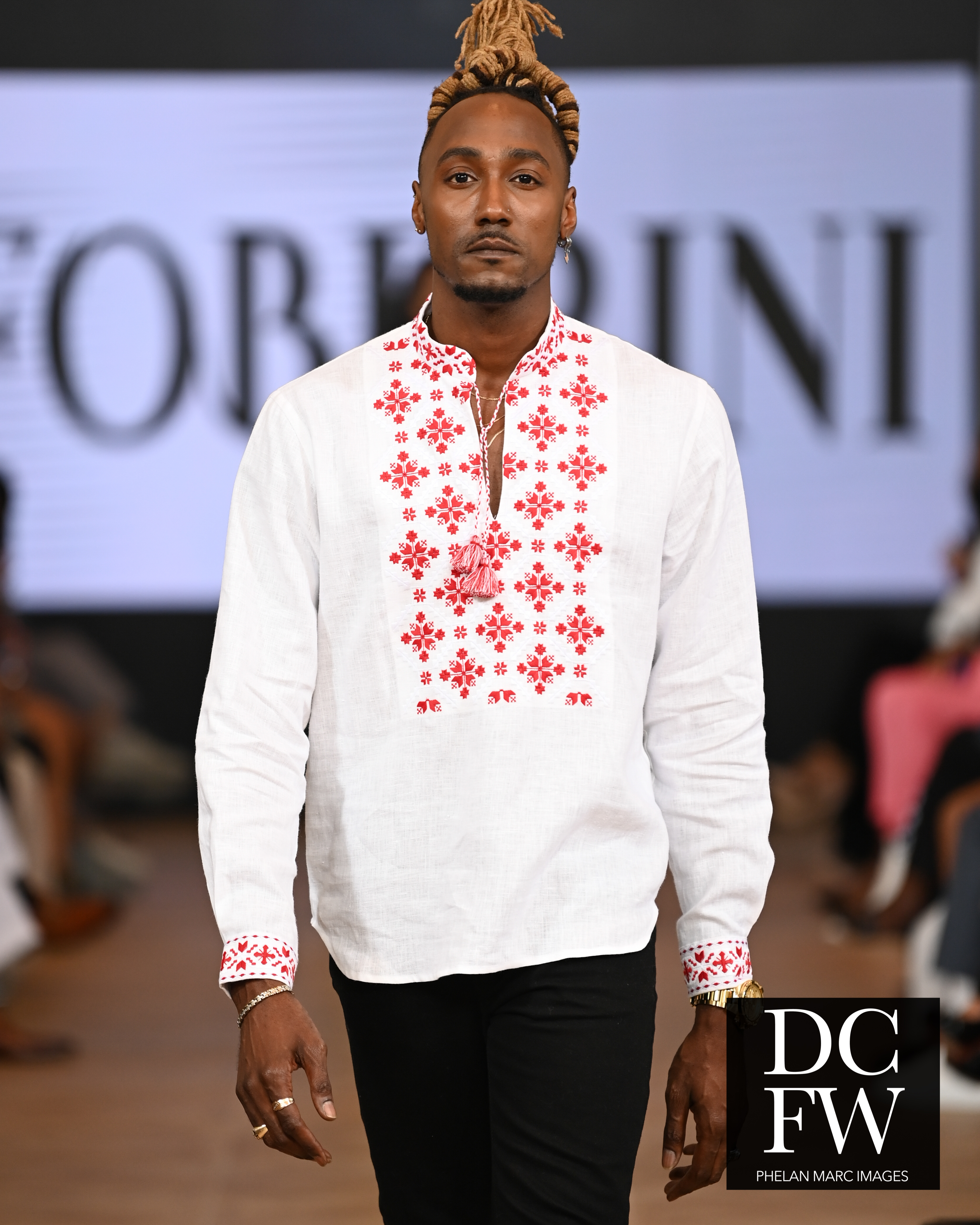 FOBERINI presented designer embroidery at DC Fashion Week